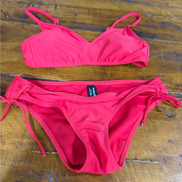 Hurley Other - Hurley Red Two-Piece Bikini Set